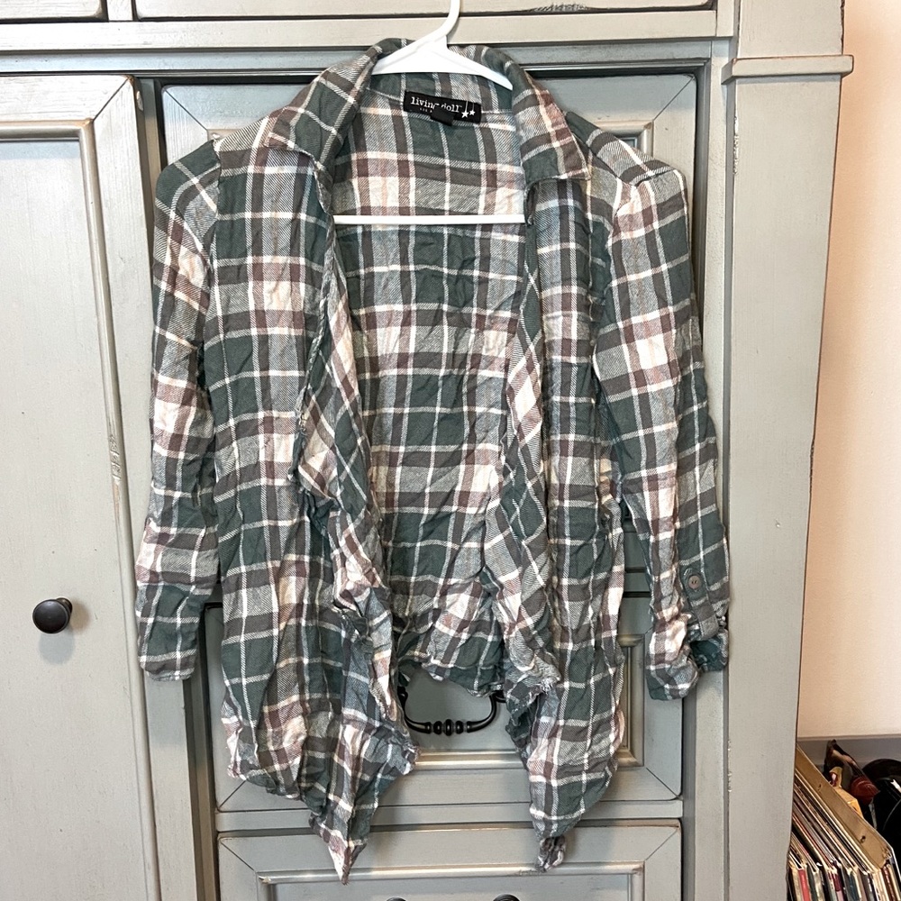 Green Brown Plaid Jacket